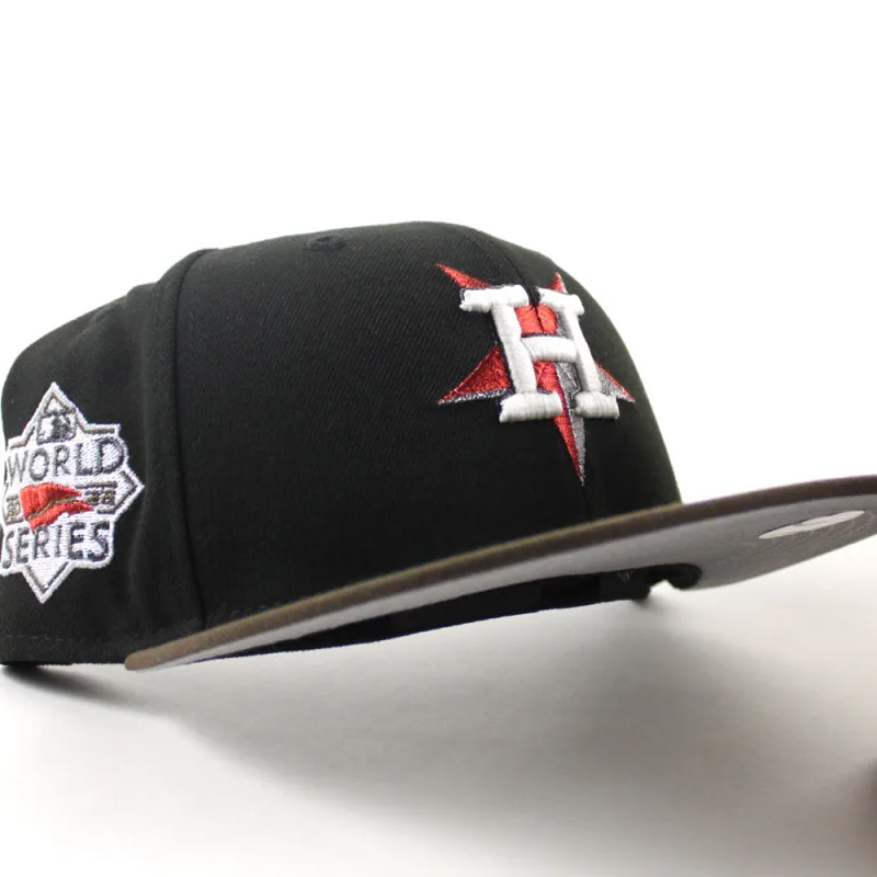 New Era Houston Astros fitted hat Black Walnut Gray Under Brim colorway - 2022 All-Star Game Fitted: New Era Drops Houston Astros Commemorative Black Walnut Edition