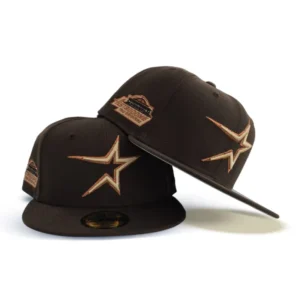 New Era Houston Astros fitted hat gray, brown colorway - Houston Astros Fitted Gets Astrodome Tribute with Brown and Gray Colorway