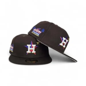 New Era Houston Astros fitted hat gray, brown colorway - Astros Fitted Gets Desert-Inspired Makeover with Cacti Park Side Patch