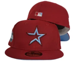 New Era Houston Astros fitted hat blue, burgundy colorway - 2005 World Series Fitted: New Era Honors Astros’ Historic First Championship Appearance