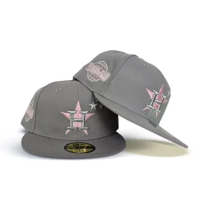 New Era Houston Astros fitted hat gray, pink colorway - 2005 World Series Fitted: New Era Drops Astros Gray and Pink Tribute