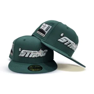 New Era Houston Astros fitted hat blue, green colorway - Enron Field Inaugural Season Fitted: New Era Drops Green ‘Stros 2000 Tribute