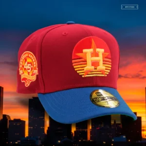 New Era Houston Astros fitted hat - Houston Sunrise Fitted: New Era Celebrates 45 Years of Astros Baseball