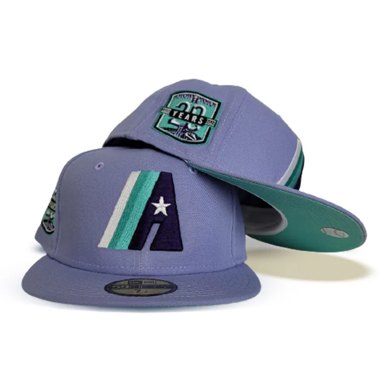 New Era Houston Astros fitted hat teal colorway - Anniversary Celebration Fitted: New Era Honors Astros Legacy with Lavender Teal Bottom 59FIFTY