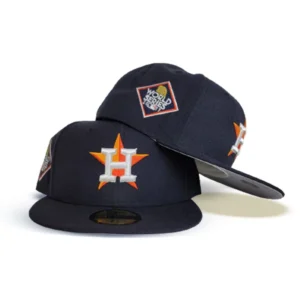 New Era Houston Astros fitted hat navy, grey, blue colorway - 2017 World Series Fitted: New Era’s Navy Houston Astros Championship Tribute