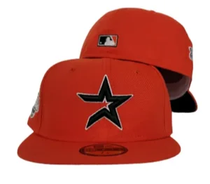New Era Houston Astros fitted hat green, orange colorway - 2005 World Series Fitted: New Era’s Orange and Green Astros Championship Tribute