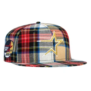 New Era Houston Astros fitted hat Red Flannel colorway - Astros Anniversary Fitted: New Era’s Red Flannel 35th Anniversary Tribute Hat