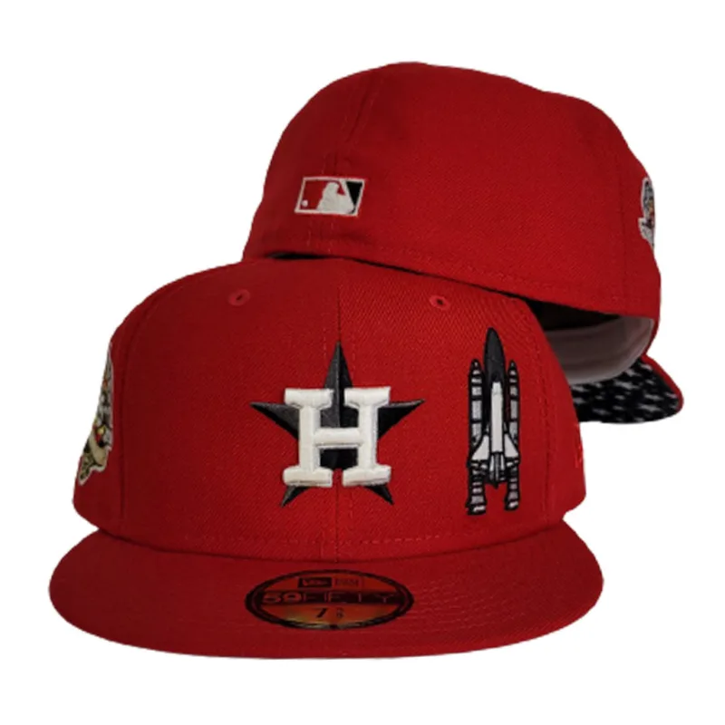 New Era Houston Astros fitted hat red colorway - 45th Anniversary Fitted: New Era’s Glow-In-The-Dark Astros Tribute Lights Up Houston History