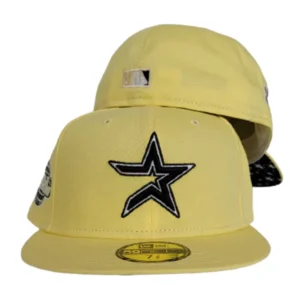 New Era Houston Astros fitted hat yellow colorway - 2005 World Series Fitted: New Era’s Soft Yellow Astros Championship Tribute