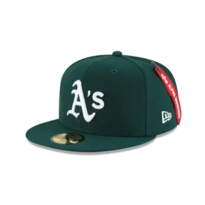 New Era Oakland Athletics fitted hat green colorway - Alpha Industries Teams Up with New Era for Clean Oakland A’s Fitted
