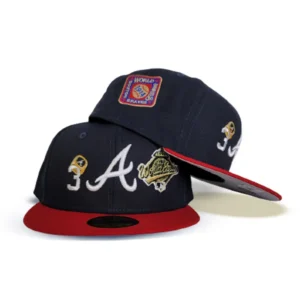 New Era Atlanta Braves fitted hat gray colorway - New Era Drops Clean Atlanta Braves Fitted Celebrating Three World Series Championships