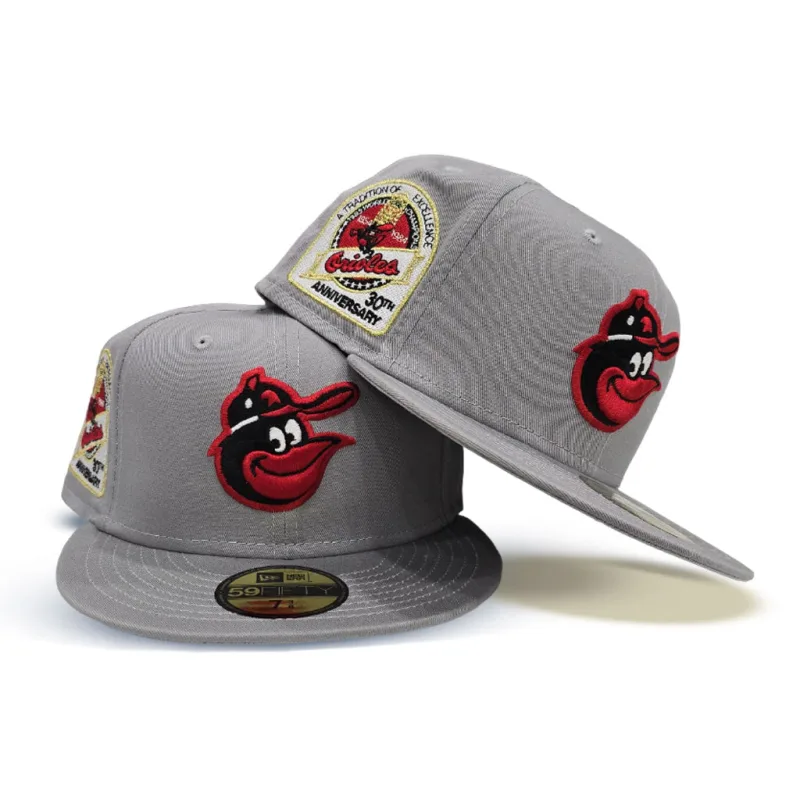 New Era Baltimore Orioles fitted hat gray colorway - Iron Man Legacy Fitted: New Era Honors Cal Ripken Jr.’s 30th Anniversary Milestone
