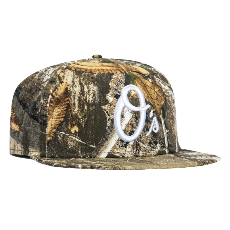 New Era Baltimore Orioles fitted hat Realtree colorway - Orioles Fans Get Wild with New Realtree Fitted Drop