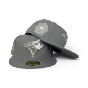 New Era Toronto Blue Jays fitted hat gray, blue colorway - SkyDome Memories Fitted: New Era Drops 1991 All-Star Game Blue Jays Tribute