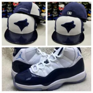 New Era Toronto Blue Jays fitted hat navy, blue, midnight navy colorway - New Era Drops Clean Blue Jays Fitted Perfect for Jordan 11 Midnight Navy