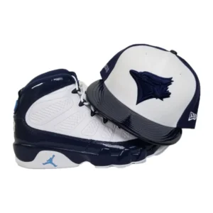 New Era Toronto Blue Jays fitted hat navy, white, blue colorway - New Era Drops Clean Blue Jays Fitted Perfect for Jordan 9 Retro