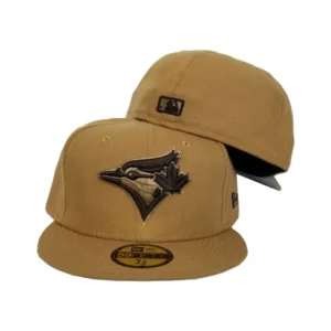 New Era Toronto Blue Jays fitted hat blue, tan colorway - Blue Jays Panama Tan Fitted Brings Summer Vibes to Your Collection