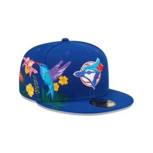 New Era Toronto Blue Jays fitted hat gray, blue, royal colorway - Blue Jays Fitted Gets Royal Treatment with Blooming Gray Bottom