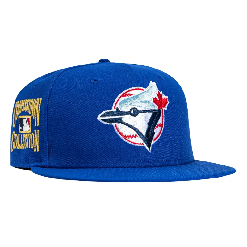 New Era Toronto Blue Jays fitted hat Royal colorway - New Era Drops Clean Blue Jays Fitted with Gold Cooperstown Patch