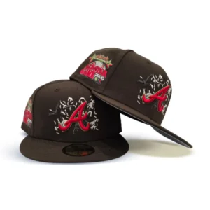 New Era Atlanta Braves fitted hat gray, brown colorway - 2000 All-Star Game Fitted: New Era’s Brown Atlanta Braves Halloween Pack Tribute