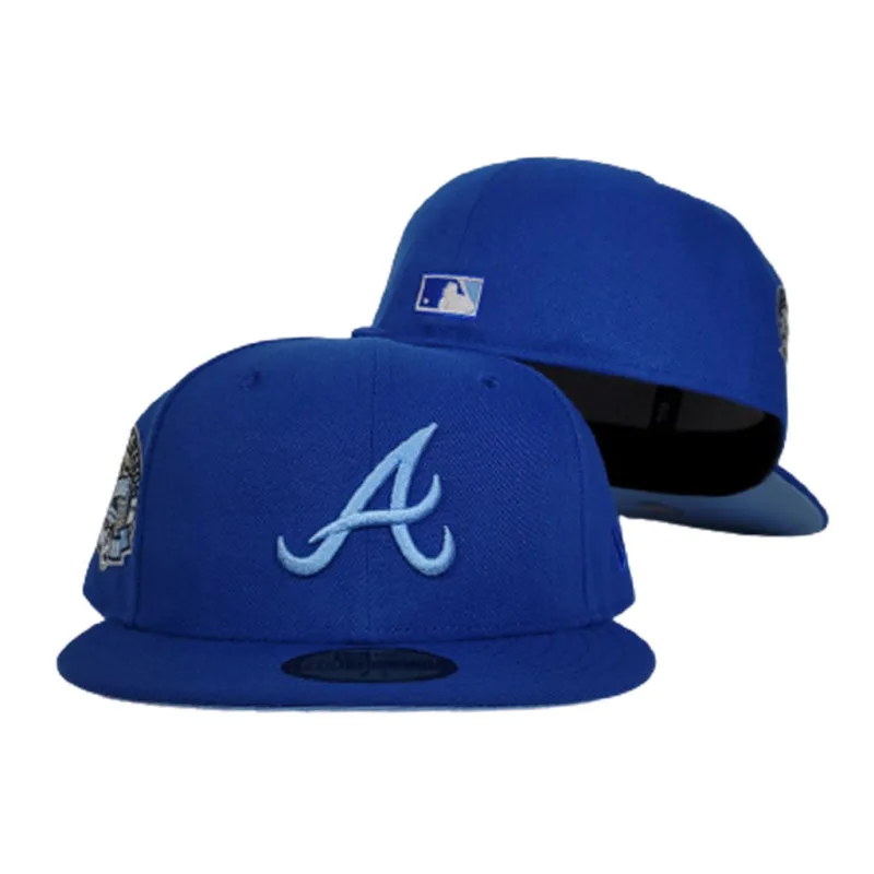 New Era Atlanta Braves fitted hat blue, royal colorway - SunTrust Park Fitted: New Era Honors Braves’ 2017 Inaugural Season
