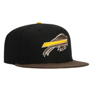 New Era Buffalo Bills fitted hat Black, Brown, Gold colorway - New Era Drops Clean Buffalo Bills Fitted in Black, Brown, and Gold