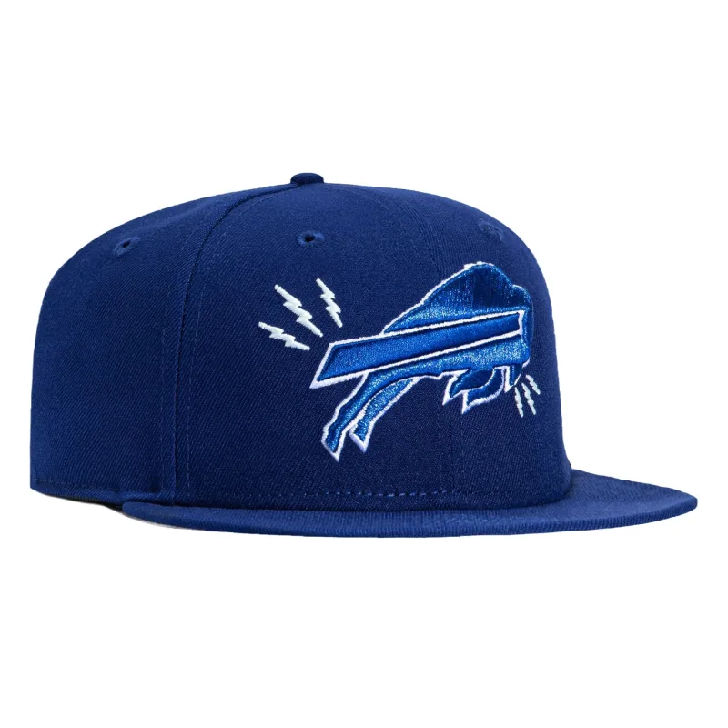 New Era Buffalo Bills fitted hat Royal colorway - New Era Drops Clean Buffalo Bills Fitted in Royal Blue
