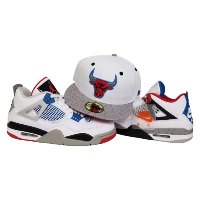 New Era Chicago Bulls fitted hat - New Era Bulls Fitted Features Cement Print Design to Match Jordan 4 What The