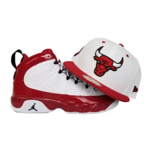 New Era Chicago Bulls fitted hat red colorway - New Era Bulls Fitted Drops in Perfect Jordan 9 Gym Red Colorway