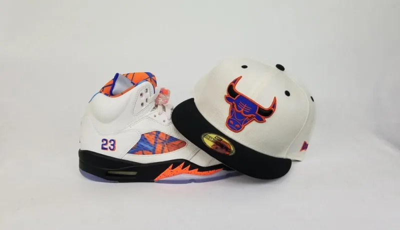 New Era Chicago Bulls fitted hat orange colorway - New Era Bulls Fitted Matches Your Jordan 5 Orange Peel Perfectly