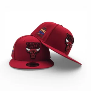 New Era Chicago Bulls fitted hat gray, red colorway - 1991 NBA Finals Fitted: New Era’s Bulls Championship Tribute Brings Championship Magic
