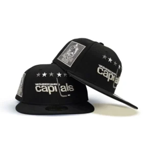 New Era Washington Capitals fitted hat black, gray colorway - 1982 All-Star Game Fitted: New Era Drops Washington Capitals Hockey Heritage