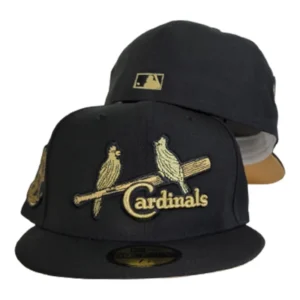 New Era St. Louis Cardinals fitted hat black, cardinal, gold colorway - 1934 World Series Fitted: New Era Honors the Gashouse Gang’s Championship Glory
