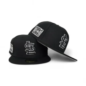 New Era St. Louis Cardinals fitted hat black, gray, cardinal colorway - 2006 World Series Fitted: New Era Drops Cardinals Championship Tribute