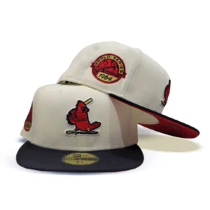 New Era St. Louis Cardinals fitted hat white, red, cardinal colorway - 1964 World Series Fitted: New Era Celebrates Cardinals Championship Glory