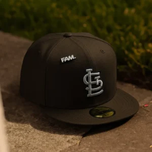 New Era St. Louis Cardinals fitted hat grey, walnut, cardinal colorway - Cardinals Fans Get Clean Walnut Grey Fitted with UV Protection