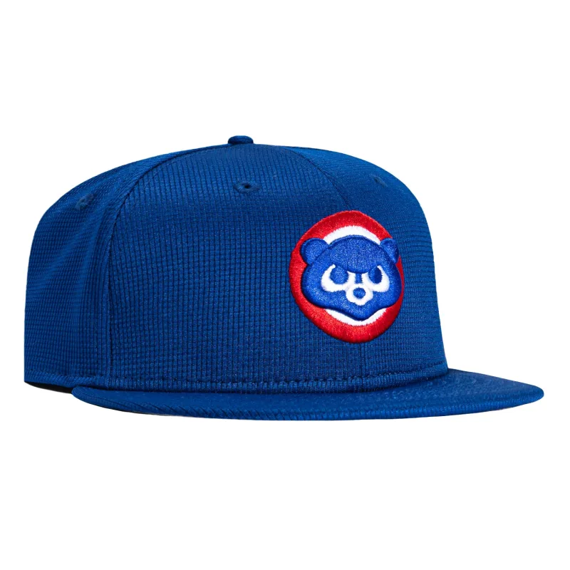 New Era Chicago Cubs fitted hat Royal colorway - New Era Drops Clean Cubs Fitted in Royal Blue Mesh