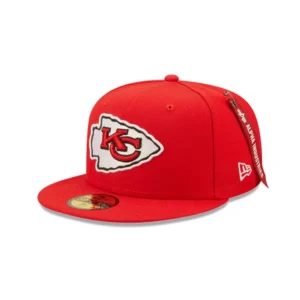 New Era Kansas City Chiefs fitted hat black, red colorway - Alpha Industries Teams Up with New Era for Chiefs Fitted Drop