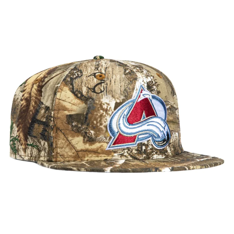 New Era Colorado Avalanche fitted hat Realtree colorway - New Era Drops Colorado Avalanche Fitted in Realtree Camo