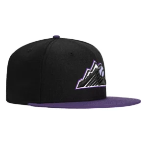 New Era Colorado Rockies fitted hat Black, Purple colorway - Colorado Rockies Get a Bold New Era Fitted for 2025 City Connect