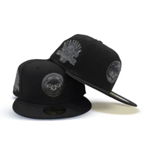 New Era Chicago Cubs fitted hat black, gray colorway - 1990 All-Star Game Fitted: New Era Drops Cubs Commemorative in Sharp Black and Gray