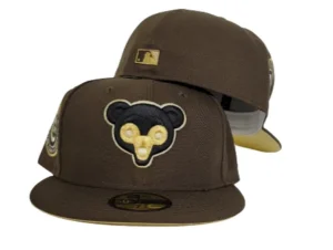New Era Chicago Cubs fitted hat yellow, brown colorway - 1962 All-Star Game Fitted: New Era Drops Cubs Tribute in Vintage Brown and Yellow