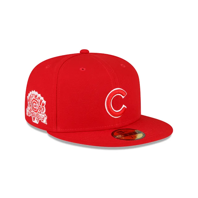 New Era Chicago Cubs fitted hat gray, red colorway - 1990 All-Star Game Fitted: New Era Drops Cubs Red and Gray Tribute