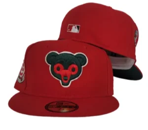 New Era Chicago Cubs fitted hat red, green colorway - 1962 All-Star Game Fitted: New Era Drops Bold Cubs Tribute in Red and Green