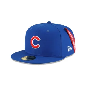 New Era Chicago Cubs fitted hat blue, green, royal colorway - Cubs Fitted Gets Military-Inspired Makeover with Alpha Industries Collab