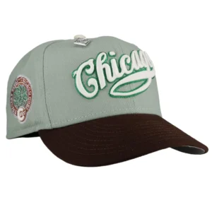 New Era Chicago Cubs fitted hat grey, green colorway - New Era Cubs Fitted Brings Wrigley Field Vibes in Fresh Seafoam