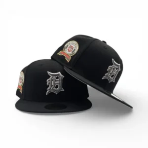 New Era Detroit Tigers fitted hat black, gray colorway - 1968 World Series Fitted: New Era Honors Tigers Championship Glory
