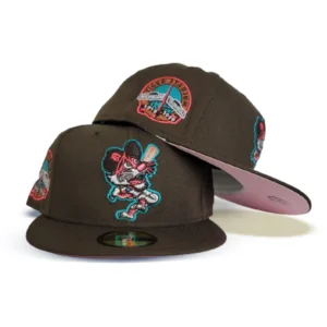 New Era Detroit Tigers fitted hat pink, brown colorway - New Era Drops Fresh Detroit Tigers Fitted with Tiger Stadium Side Patch