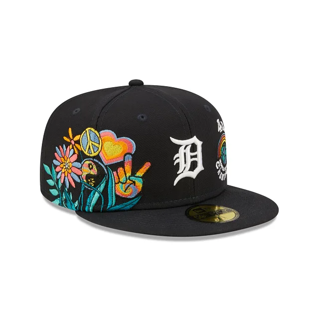 New Era Detroit Tigers fitted hat navy, blue colorway - New Era Drops Clean Detroit Tigers Fitted with 4X World Series Champions Patch