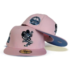 New Era Detroit Tigers fitted hat blue, pink colorway - Detroit Tigers Drop Stunning Pink and Icy Blue Fitted with Tiger Stadium Patch